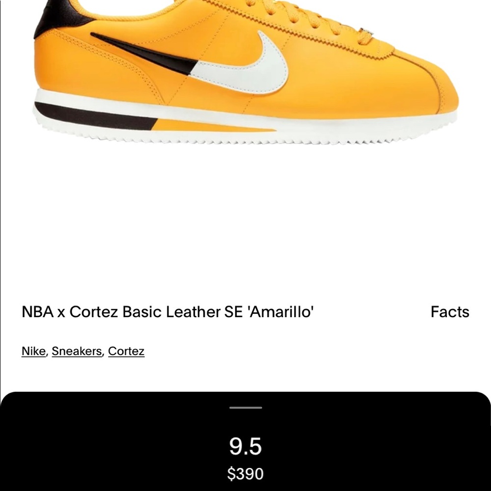 Nike NBA X Cortez Basic Leather SÉ ‘Amirillo’